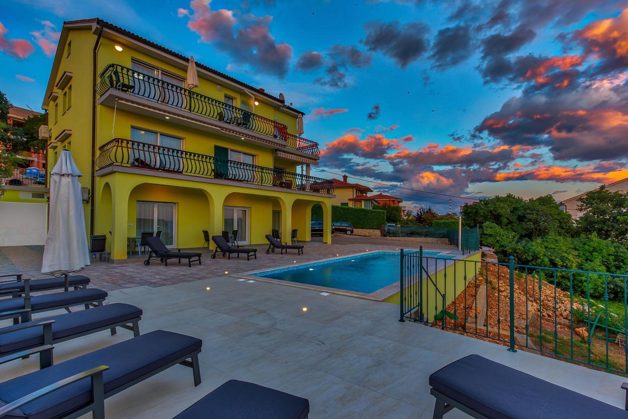 Luxury Apartments Kostrena With Pool Dış mekan fotoğraf